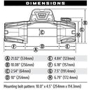 Winch VR Evo 10-S with synthetic rope 10 000 lbs WARN